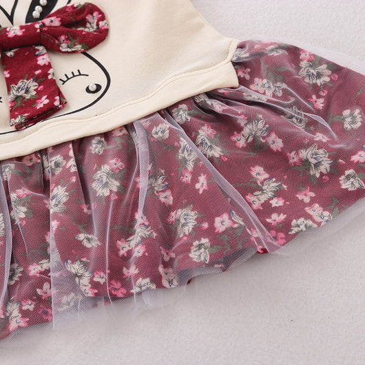Vestido Infantil Otoño Manga Larga para Niñas 0-5 Años - Image 3