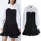 Vestido Patchwork con Volantes