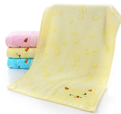 Toallas de Baño Fibra de Bambú con Diseño Gatito - Image 5