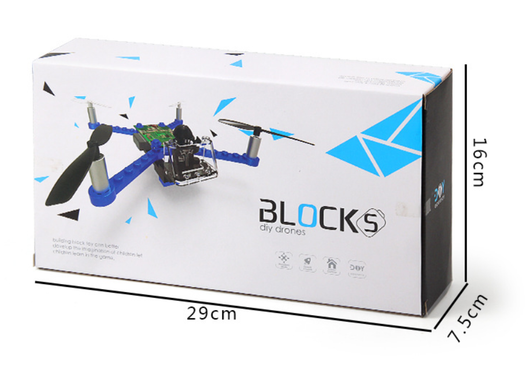 Dron Cuadricóptero Armable con Bloques de Construcción - Image 6