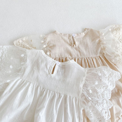 Jumpsuit Elegante con Mangas Volantes y Encaje - Image 9