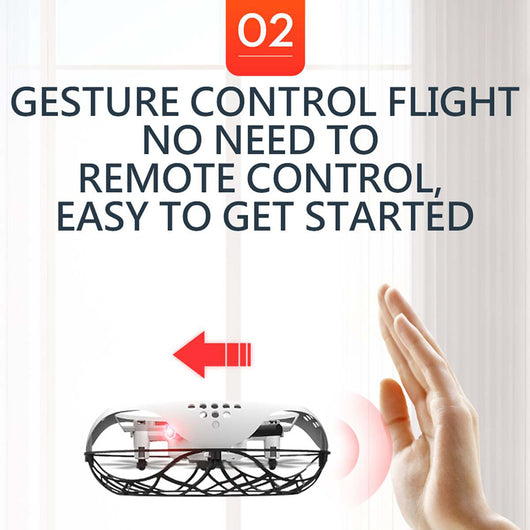 Dron UFO Interactivo con Sensor Infrarrojo - Control Manual Inteligente para Niños - Image 3