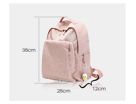 Mochila Oxford Impermeable de Color Sólido para Uso Diario - Image 5
