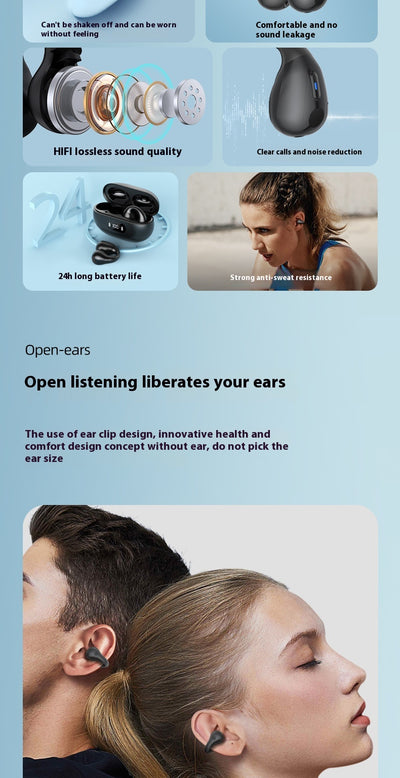 Auriculares Deportivos Bluetooth con Clip para Oreja - Image 12