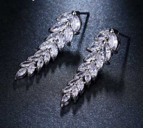 Aretes Largos de Circonita AAA con Estilo Creativo Elegante - Image 4