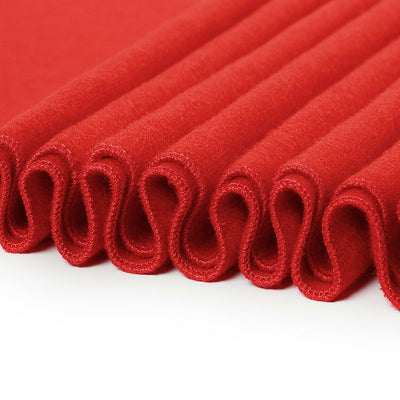 Bufanda Cálida de Color Rojo Escarlata para Mujer - Image 8