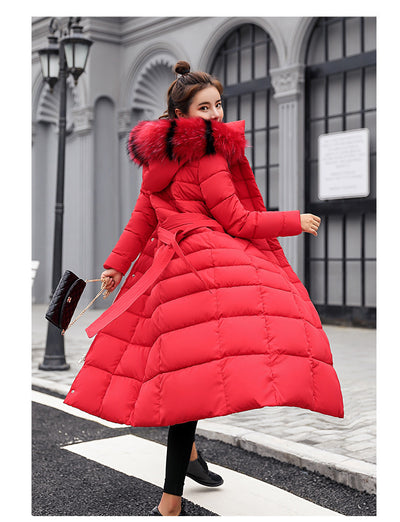 Abrigo Acolchado Ajustado Largo hasta la Rodilla para Invierno - Image 16