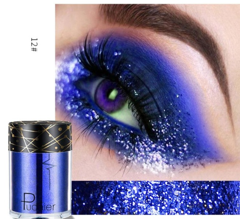 Paleta de Sombras Shimmer Pudaier 3.5G - Maquillaje Profesional con Acabado Mate y Brillante - Image 12