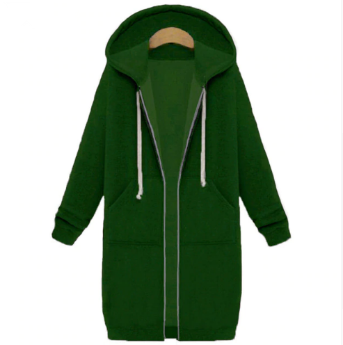 Abrigo Sudadera Térmica con Capucha para Mujer - Tela Gruesa de Invierno - Image 11