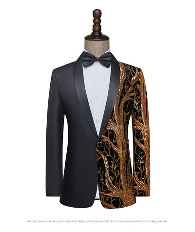 Traje Blazer Lentejuelas Hombre - Chaqueta Versátil Performance - Image 11