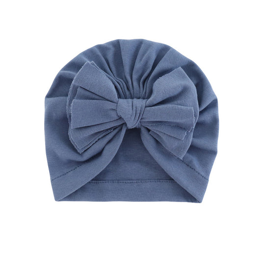 Turbante con Capucha y Moño - Gorro Elegante de Color Liso - Image 7