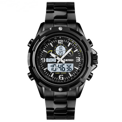 Reloj Deportivo de Acero con Pantalla Dual y Luz Nocturna - Image 7
