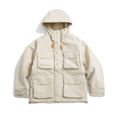 Chaqueta Funcional Retro Guochao - Estilo Casual Americano con Múltiples Bolsillos para Hombre - Image 26
