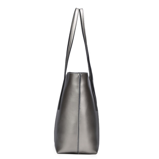 Bolsa de Cuero Elegante de Un Solo Asa - Diseño Minimalista Multiuso - Image 2