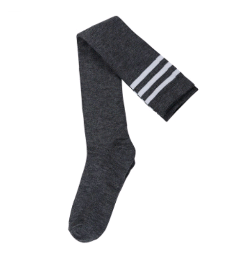 Calcetines Hasta la Rodilla Estilo Colegiala con Rayas - Diseño Japonés Primavera/Otoño - Image 12