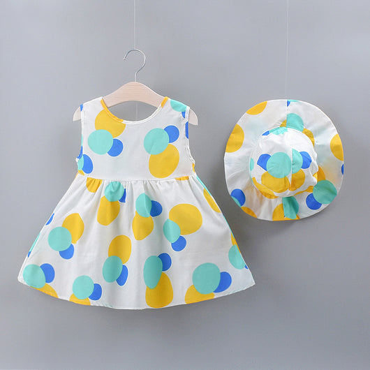 Vestido Tanque sin Mangas con Lunares de Colores - Image 2