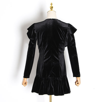 Vestido Mini Cintura Alta Corte A - Image 6