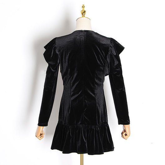 Vestido Mini Cintura Alta Corte A - Image 6