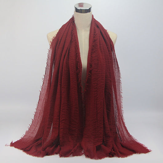 Pañuelo Versátil de Algodón y Lino para Mujer - Image 35
