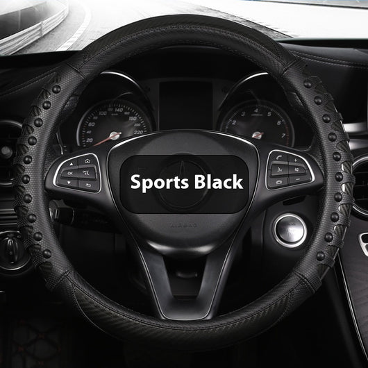 Funda de Volante de Cuero y Silicona para Todas las Estaciones - Image 9