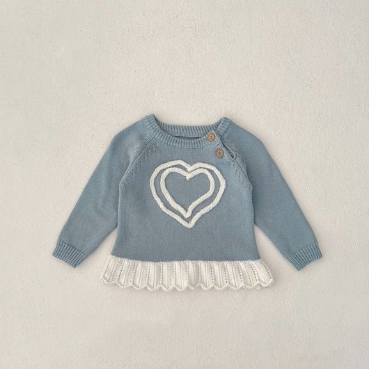 Conjunto de Crochet para Bebé Niña - Blusa Manga Larga y Pantalón Acampanado de Algodón - Image 20