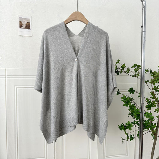 Chaleco Cardigan Tejido Ligero Liso con Hebilla - Prenda Versátil All-Match - Image 4