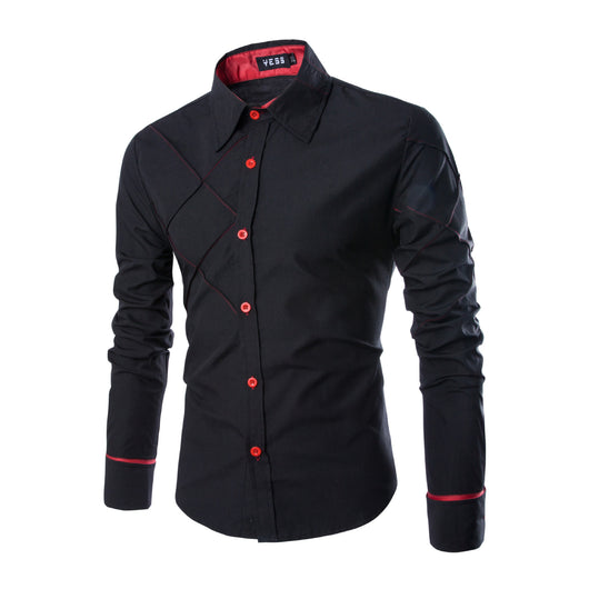 Camisa Casual de Cuadros para Hombre Manga Larga - Image 7