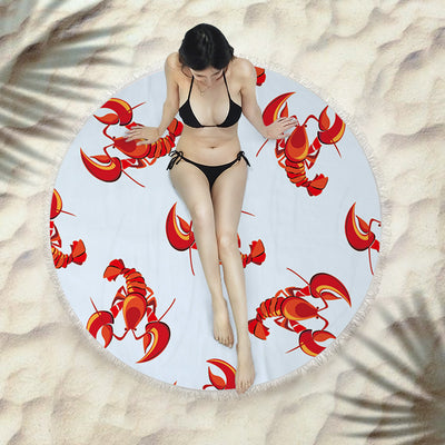 Toalla Redonda de Playa con Flecos Premium - Image 24