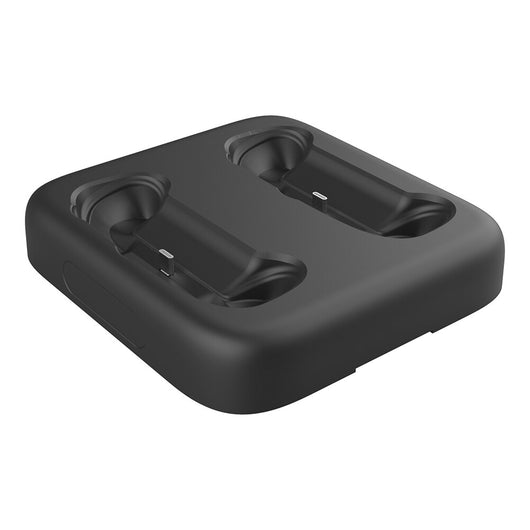 Black dual charging dock for Xbox Series S/X wireless controllers, featuring two dedicated charging slots. - Image 2