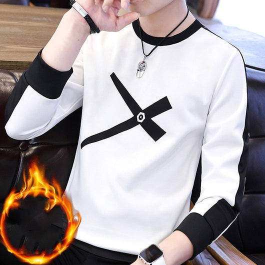 Camiseta Térmica Manga Larga para Hombre - Talla Grande con Forro de Terciopelo - Image 6