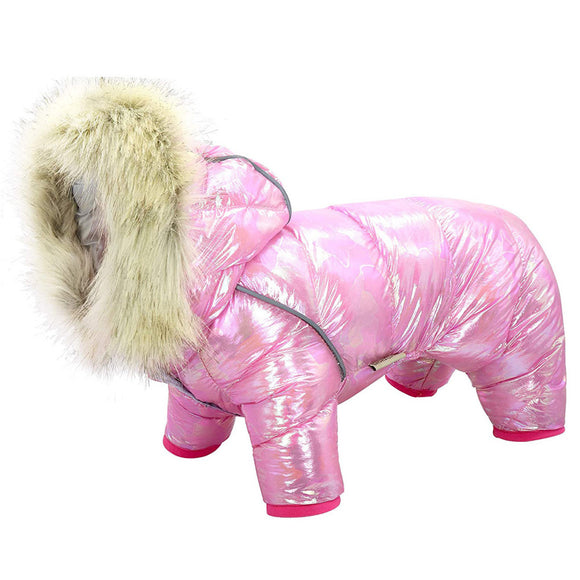 Suéter para Perro con Gorro Colorido y Botones