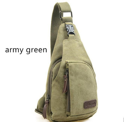Mochila Deportiva Multifunción para Hombre - Bolsa Canvas con Bandolera Ajustable - Image 6