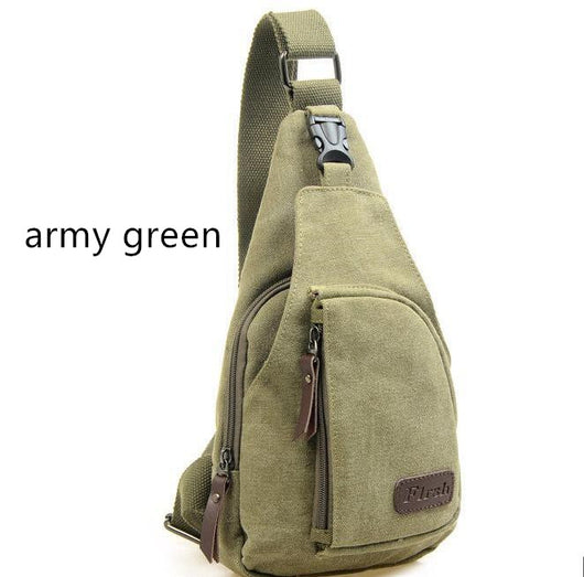 Mochila Deportiva Multifunción para Hombre - Bolsa Canvas con Bandolera Ajustable - Image 6