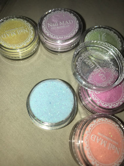 Polvo Glitter Candy para Uñas - Colores Pastel Brillantes - Image 4