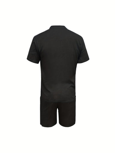 Conjunto de Camisa y Shorts en Algodón-Lino: Comodidad y Estilo - Image 10