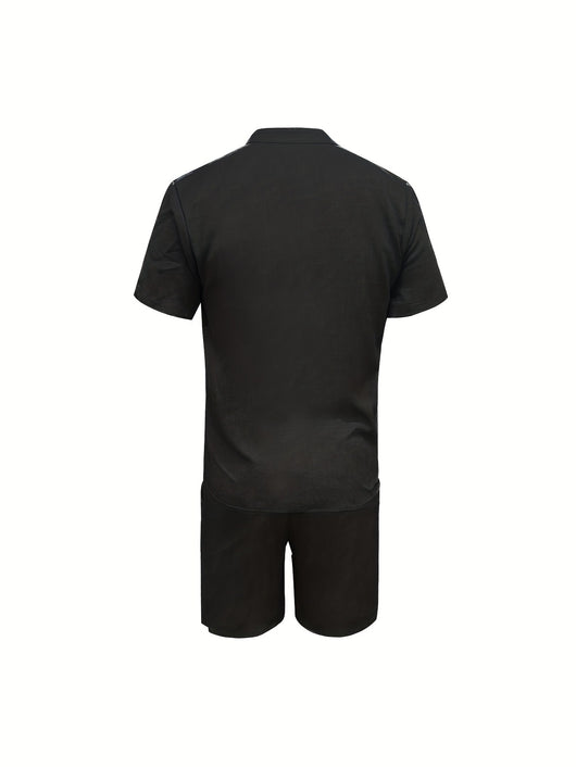 Conjunto de Camisa y Shorts en Algodón-Lino: Comodidad y Estilo - Image 10