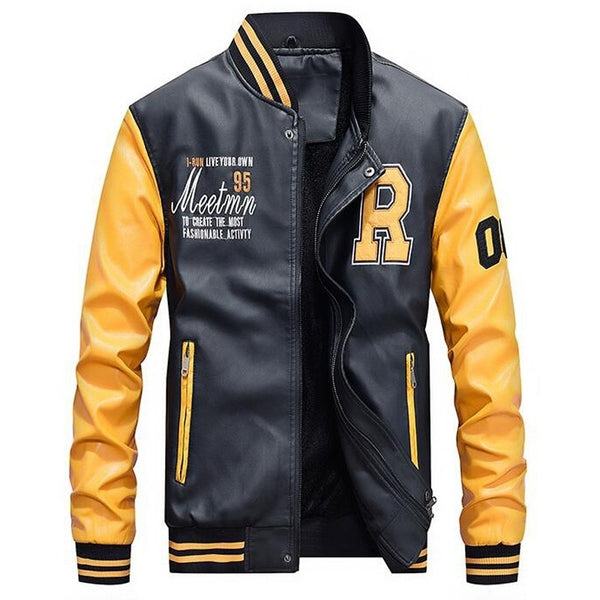 Chaqueta Béisbol Cuello Levantado