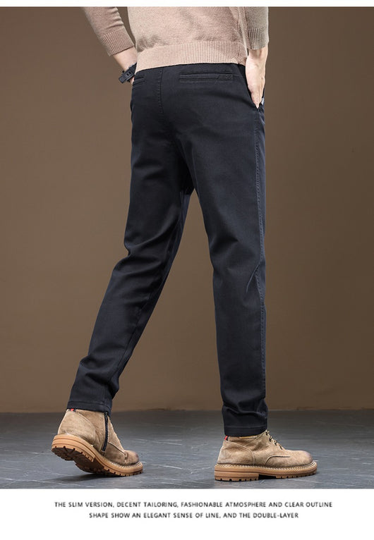Pantalones Casuales Rectos para Hombre Chaolunbu - Corte Clásico y Cómodo - Image 15