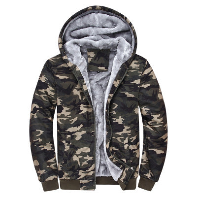 Sudadera Canguro Gruesa con Capucha - Abrigo Casual Cálido para Hombre
