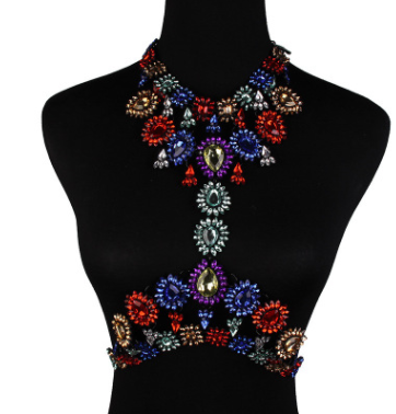Cadena de Cuerpo Diamantada Sexy - Joyería de Moda Europea y Americana - Image 9
