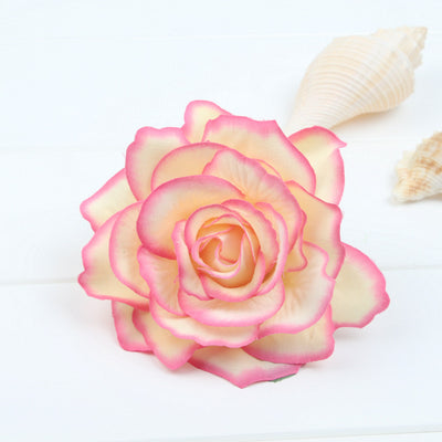 Horquilla de Novia con Rosas Rojas en Tela Flocked Premium - Image 13
