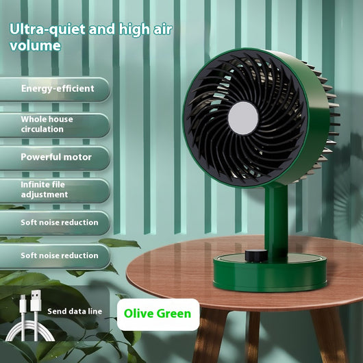 Ventilador USB Compacto de Escritorio con Carga Rápida - Image 4