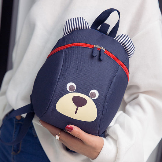 Mochila Infantil Osito Cartoon con Correa Antiloss para Niños de 1 a 5 Años - Image 8
