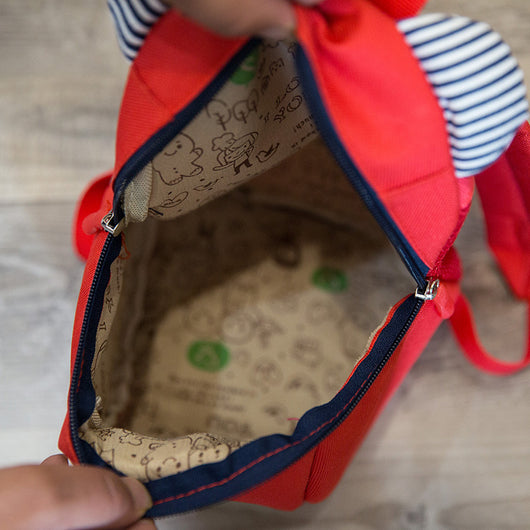 Mochila Infantil Osito Cartoon con Correa Antiloss para Niños de 1 a 5 Años - Image 4