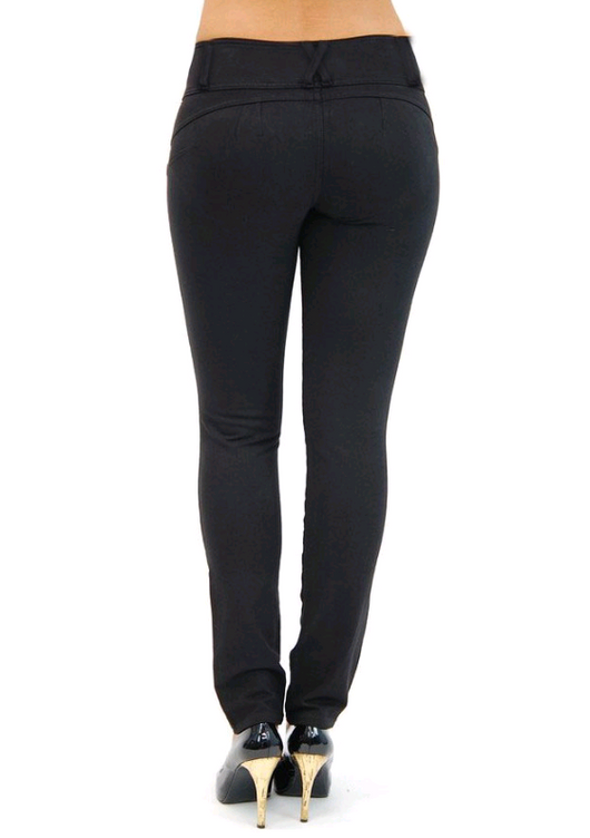Leggings Moldeadores Cintura Alta con Cierre y Botones - Image 5