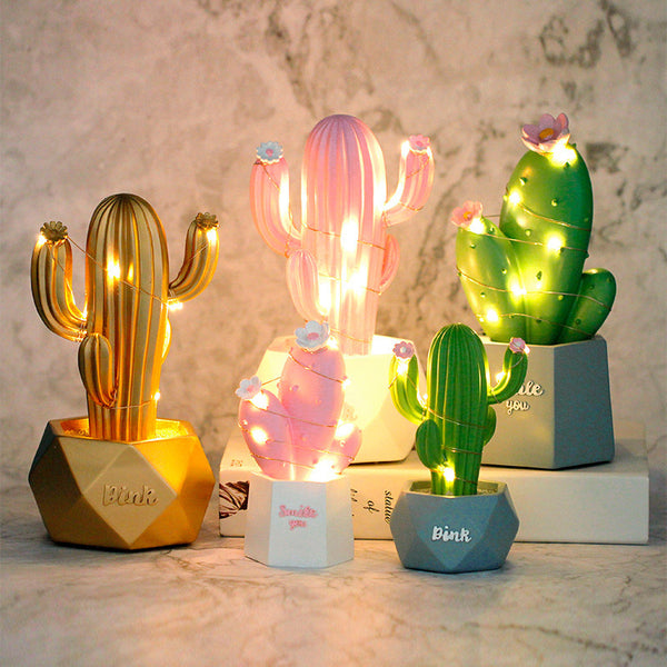 Lámpara Nocturna Cactus LED