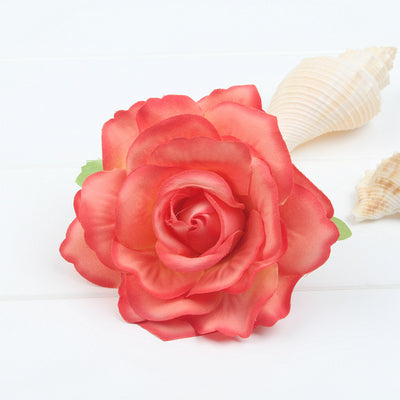 Horquilla de Novia con Rosas Rojas en Tela Flocked Premium - Image 15