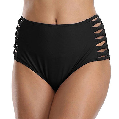 Shorts de Baño Mujer Diseño Calado Colores Sólidos - Image 11