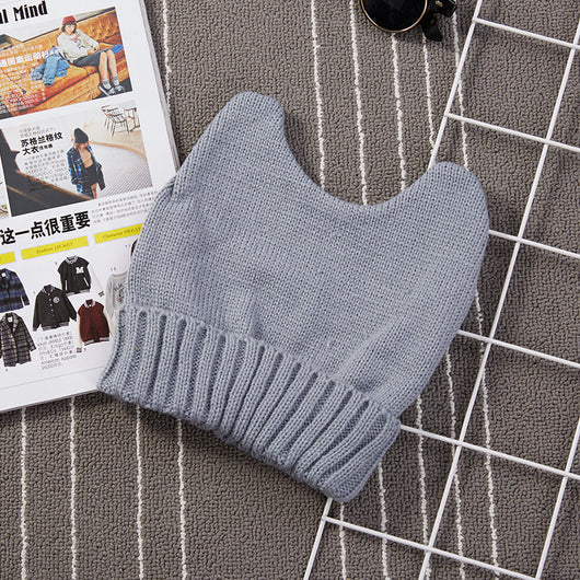 Gorro de Lana Coreano con Orejas de Gato - Image 21