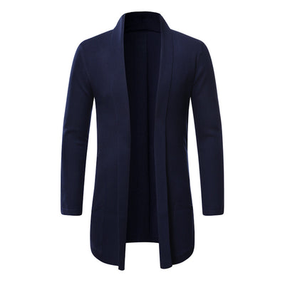 Cardigan Suéter Tejido Tipo Trench Coat para Otoño - Image 3